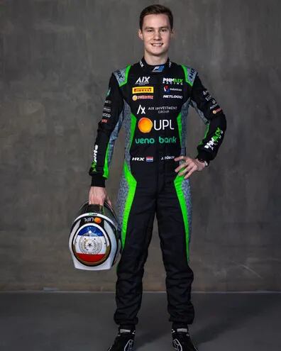 Joshua Duerksen inició ayer los entrenamientos en la Fórmula 2.