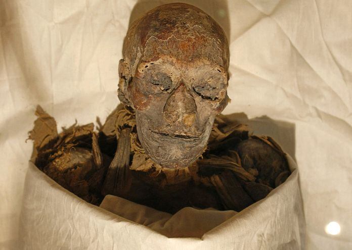 Los restos momificados de la reina Hatshepsut, la faraona más famosa.