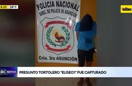Video: Presunto tortolero “Eliseo’i” fue capturado
