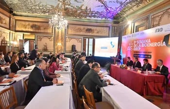 Los ministros de Industria, y de Agricultura participaron de la inauguracion del 9ª Semana de la Bioenergía, en el Hotel del Paraguay.