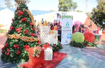 La municipalidad presentó este lunes la nueva edición del proyecto "Navidad Sustentable".