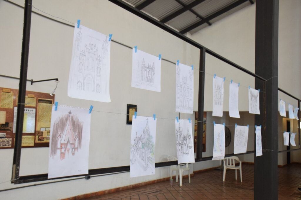Los trabajos que se realizaron en años anteriores fueron parte de una exposición realizada en el Centro Cultural Estación del Tren Lechero.
