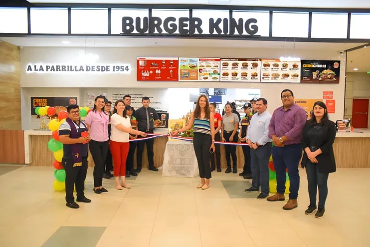 Desde la compañía invitan a conocer el restaurante de Burger King® ubicado en Lago Shopping de Ciudad del Este.