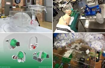 Hubo siete diseños de respiradores de investigadores paraguayos. (Foto ilustrativa).