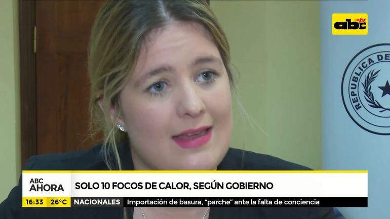 Solo 10 focos de calor, según gobierno