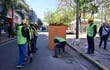 Un equipo de la Municipalidad de Asunción realizó un corte en la calle Palma para buscar el antiguo adoquinado.