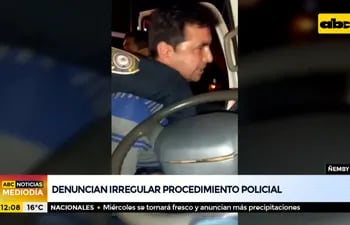 Denuncian irregular procedimiento policial en Ñemby