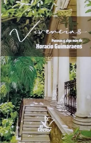 Horacio Guimaraens eligió una pintura suya para su tapa de libro.