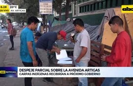 Video: Despeje parcial sobre la avenida Artigas