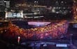 El icónico “Nido del pájaro” será sede de las ceremonias de inauguración y clausura en los Juegos de Pekín 2022. (AFP)