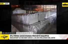 Video: Firma sancionada proveyó equipos