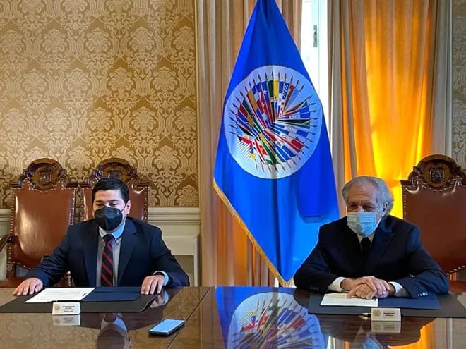 OEA Paraguay Luis Almagro Raúl Martínez Villalba