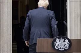 Tras su llegada triunfal al poder a mediados de 2019, Boris Johnson duró tres años al frente del gobierno británico.