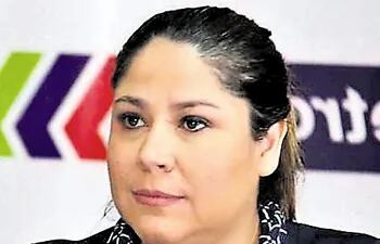 Patricia Samudio, presidenta de Petropar.