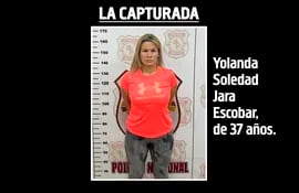 Yolanda Soledad Jara Escobar, imputada.
