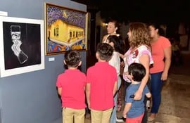 Una muestra de arte con la interpretación de diferentes artistas sobre la Casa de la Independencia fue habilitada como parte del aniversario.