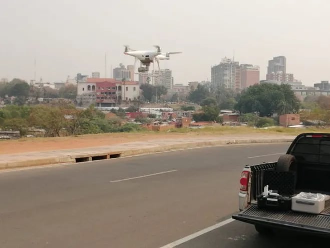 La Municipalidad utiliza drones para buscar identificar a responsables de quemas irregulares.