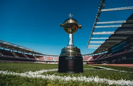 El trofeo de la Copa Libertadores Sub 20.