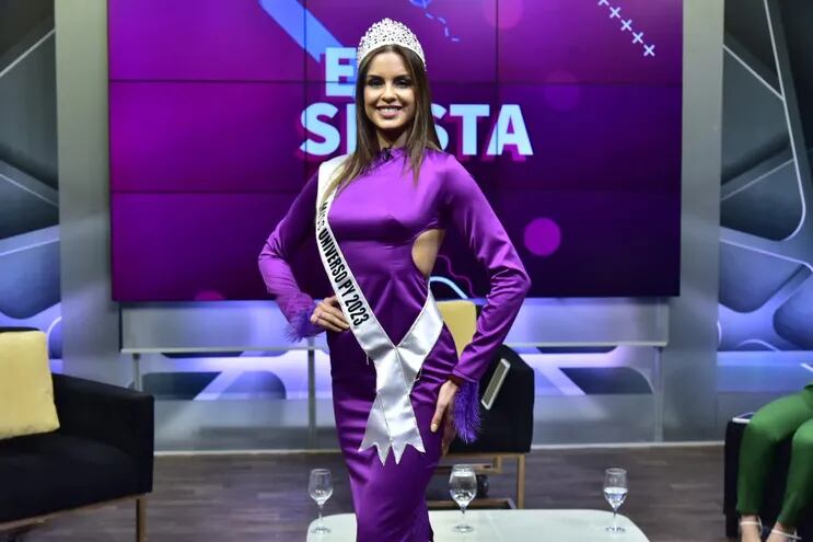 Elicena Andrada Orrego vive el sueño de ser Miss Universo Paraguay.