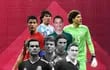 Los ocho futbolistas con cinco Mundiales (Foto @marca).