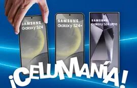 Los Samsung Galaxy S24, S24 Plus y S24 Ultra en la Celumanía.