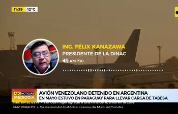 Detienen en Argentina un avión de Venezolano