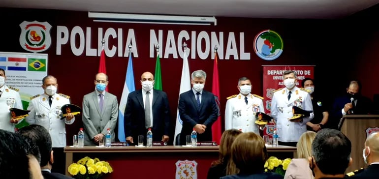 Autoridades de seguridad de Paraguay, Brasil y Argentina se reunieron hoy en Ciudad del Este.