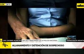 Video: Allanamiento y detención de un sospechoso en Ñemby