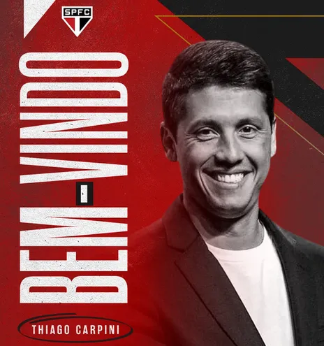Thiago Carpini, nuevo DT del Sao Paulo.