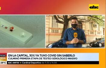 En Asunción, el 30% ya tuvo COVID sin saberlo