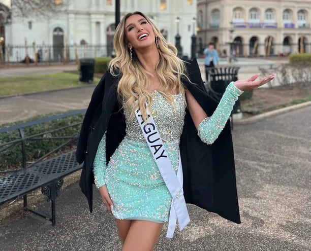Hermosa, la Miss Universo Paraguay Leah Ashmore.