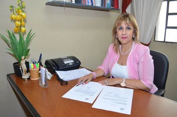 La fiscal de Coronel Oviedo, Lourdes Soto, quien se encuentra investigando el caso.