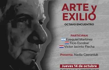 El arte y el exilio de Augusto Roa Bastos será tema del octavo encuentro en homenaje al escritor, organizado por la UNAE.