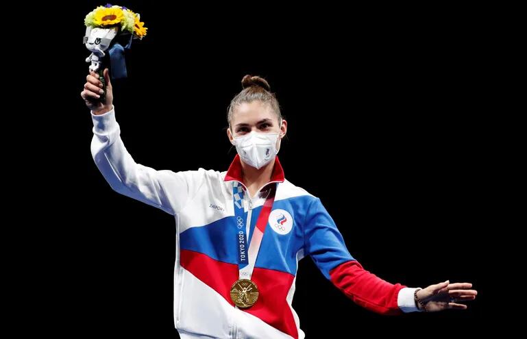 La rusa Sofia Pozdniakova ganó una medalla de oro este lunes en Tokio.