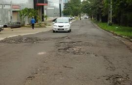 Las calles de Salto del Guairá necesitan urgente reparación pero la comuna no tiene dinero