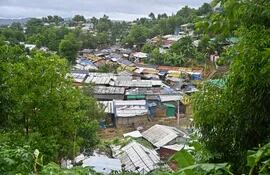 El campamento de refugiados rohinyás Kutupalong, en Ukhia, Bangladesh.
