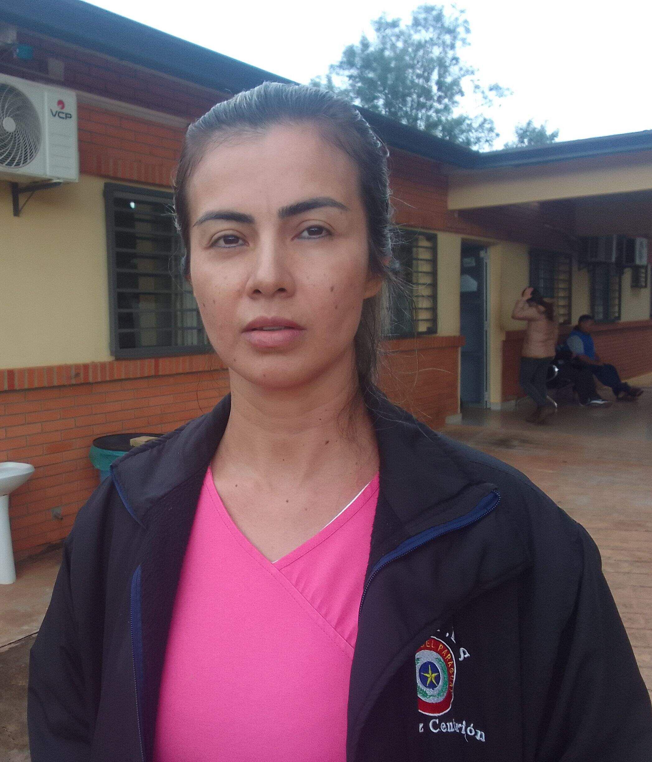 
Dra. Carolina Centurión, directora del nosocomio 