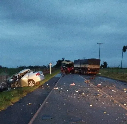 Un accidente de tránsito con derivación fatal ocurrió hoy en la colonia Nueva Durango, distrito de Maracaná