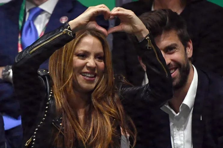 Shakira y su entonces marido Gerard Pique en una foto del año 2019.