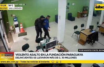 Violento asalto en la fundación paraguaya