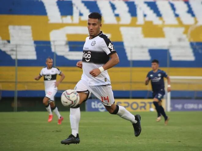 Fernando Cardozo, en el partido de Olimpia contra Guaireña por la Copa Paraguay 2021.