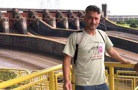 Florian Geraud, ciudadano francés desaparecido en Paraguay.