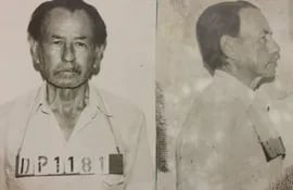Arce Vera en su foto de prontuario de enero de 1983 (fuente Archivo del Terror, Asunción, Palacio de Justicia)
