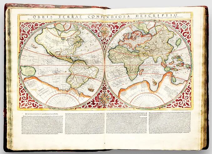 Planisferio de Mercator, 1587.