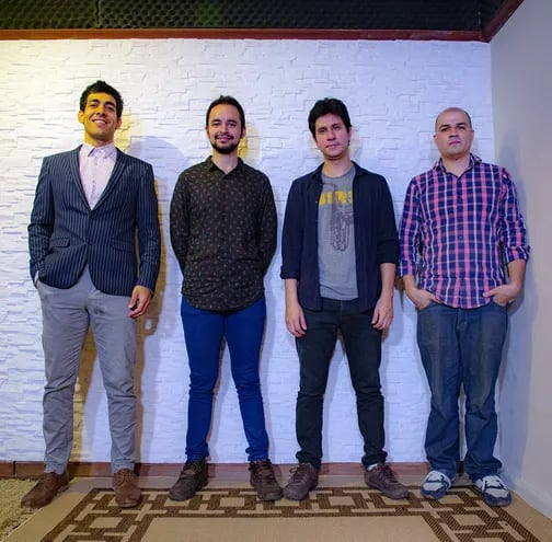Nicolás Cañete, Giovanni Primerano, Bruno Muñoz y Víctor S. Morel son el cuarteto Joaju.