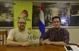 Brian Cantero y Manuel Martínez brindaron detalles de la transcripción para guitarra del álbum de Cavedagni que se presentará hoy en el Ateneo Paraguayo.