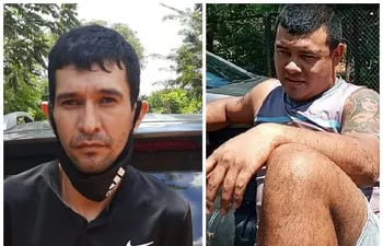Jesús Arnaldo Irala Hermosilla y Joel Mancuello Ferreira fueron detenidos en Luque.