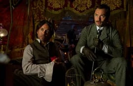 Robert Downey Jr. y Jude Law en "Sherlock Holmes: Juego de Sombras" (2011).