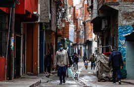 Una Villa (barriada pobre) de la Ciudad de Buenos Aires (Argentina). El 42% de la población argentina está en situación de pobreza.
