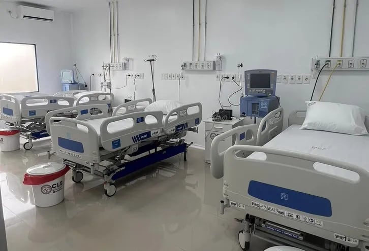 El pasado 5 de julio se habían inaugurado 16 camas de UTI en el Hospital Distrital de Hernandarias. Sin embargo, el servicio no entró en funcionamiento al 100%.